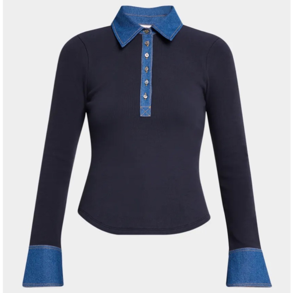 Cinq a Sept Denim Jaden Top